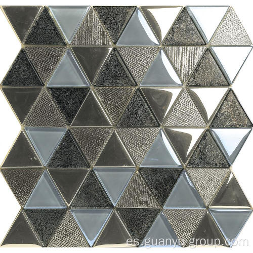 Mosaico de vidrio de Metal de aspecto elegent estilo americano